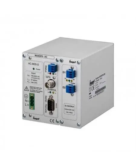 HOPF Din rail time server module DIN 8024GPS