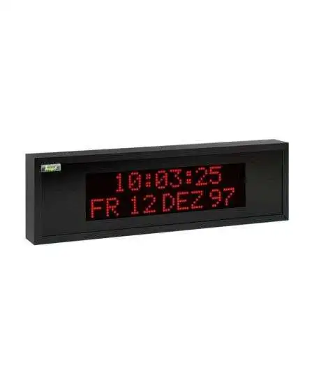 Large 4985 time display 16x64 LED matrix