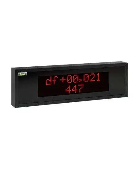 Large 4985 time display 16x64 LED matrix