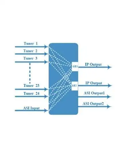 HOP28112 DVB dən IP Gateway