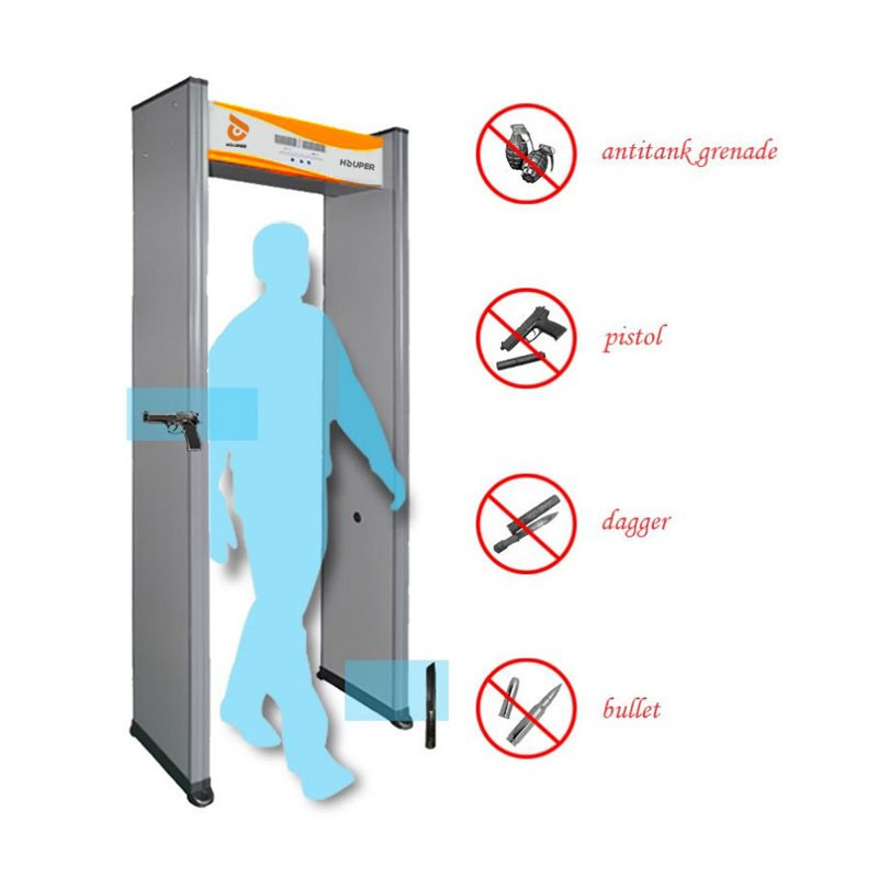 subay zona HOU-WM6001 metal aşkarlama təhlükəsizlik qapısı