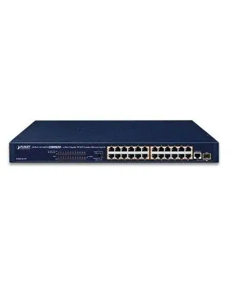 مفتاح صناعي Planet FGSW-2511P مع 24 منفذ +10/100POE و1 Gig