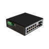 HOP3412S1314-4TP 10 GE, 4GE SFP portları ilə idarə olunan sənaye PoE açarı