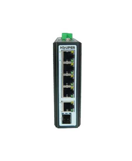 HOP3412S136-1TP industrial PoE switch with 5GE,1GE SFP fiber ports