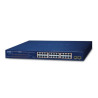 مفتاح Planet GSW-2620HP مع 24 منفذ +GE POE و2 GE SFP