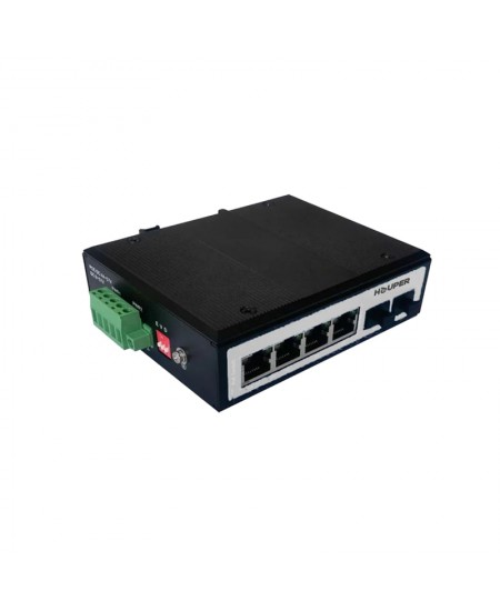 HOP3412S136-2TX industrial PoE switch with 4GE,2GE SFP ports