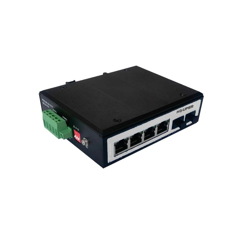 4GE, 2GE SFP portları ilə HOP3412S136-2TX sənaye PoE açarı