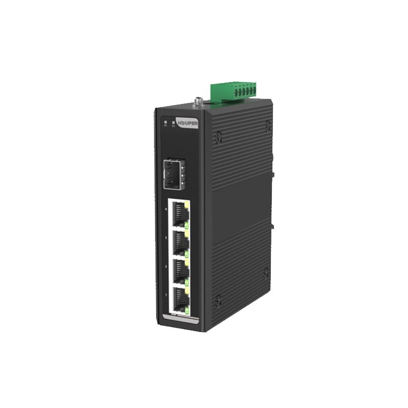 4XGE və 1XGE SFP ilə idarə olunmayan sənaye açarı HOP3412S125-lTP