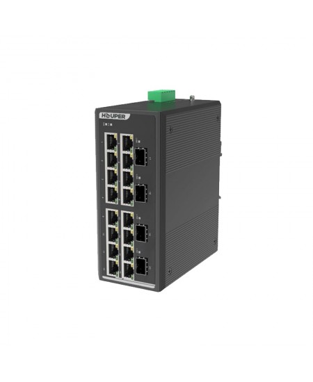 HOP3412S1220-4TP industrial Managed switch with 6XGE POE and 4XGE SFP