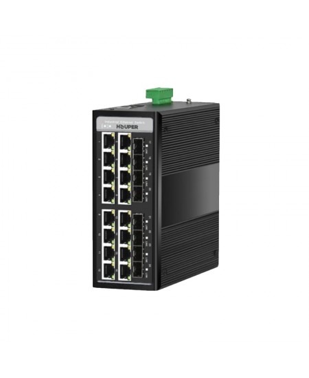 HOP3412S1224-8TP with 16XGE POE and 8XGE SFP Ethernet transmissionindustrial switch