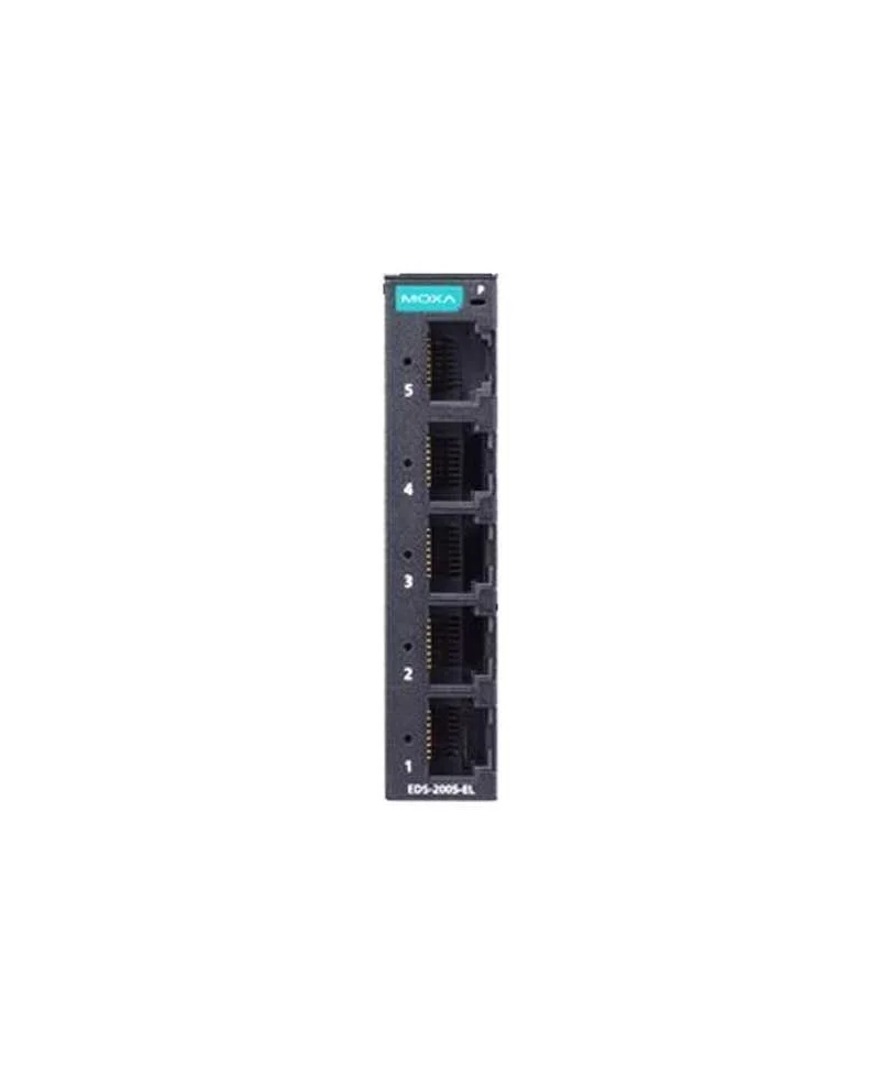 MOXA EDS-2005-EL switches with five 10-100M copper ports