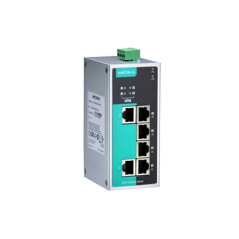 4 PoE+ və 2 fiberoptik portlu MOXA EDS-P206A idarə olunmayan 6 portlu açarlar