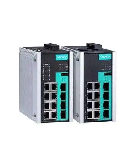 12G-port və 4 SFP ilə MOXA EDS-G512E Ethernet açarları