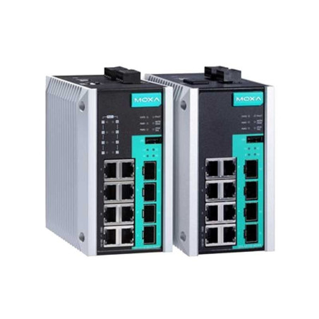 12G-port və 4 SFP ilə MOXA EDS-G512E Ethernet açarları