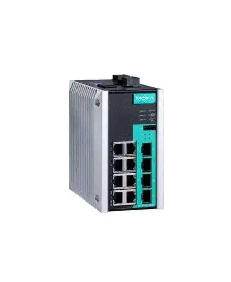 12G-port və 4 SFP ilə MOXA EDS-G512E Ethernet açarları