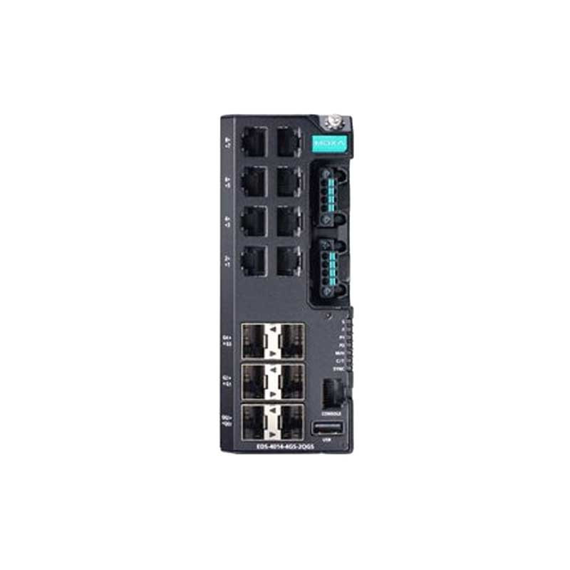 MOXA EDS-4014 8+4G+2 2.5GbE-port idarə olunan Ethernet açarları
