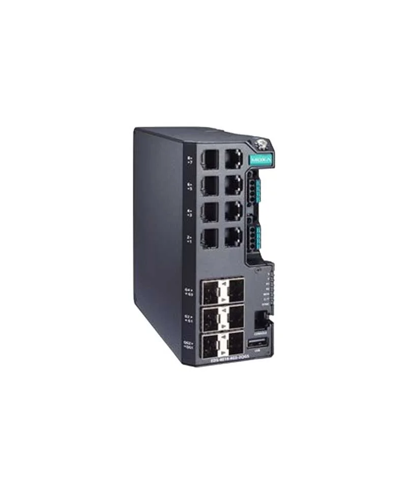 MOXA EDS-4014 8+4G+2 2.5GbE-port idarə olunan Ethernet açarları