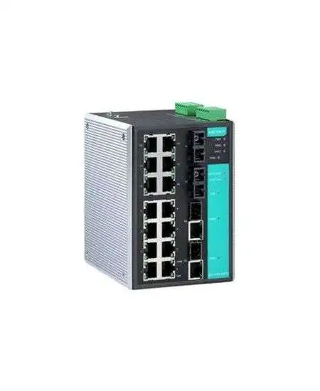 MOXA EDS-518A 2 Gigabit SFP və 16 Fast Ethernet ilə idarə olunan açarlar