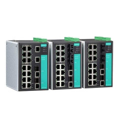MOXA EDS-518A 2 Gigabit SFP və 16 Fast Ethernet ilə idarə olunan açarlar