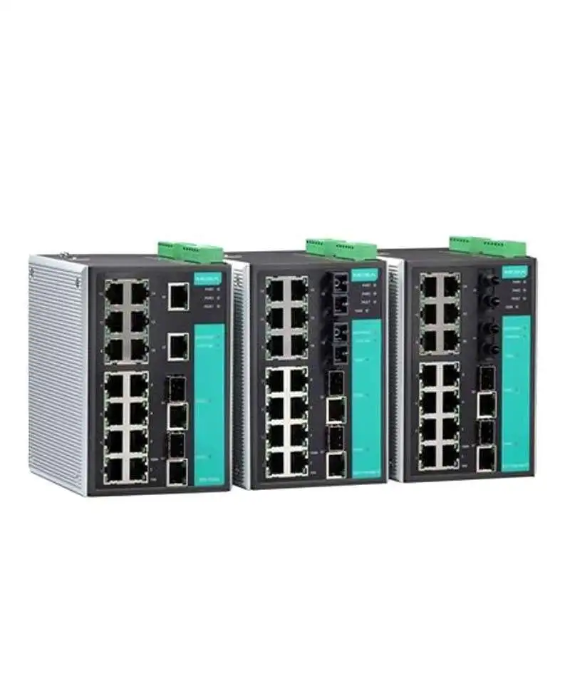 MOXA EDS-518A 2 Gigabit SFP və 16 Fast Ethernet ilə idarə olunan açarlar