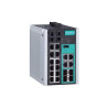 4 kombo Gigabit və 14 sürətli portlu MOXA EDS-518E Ethernet açarı