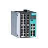 MOXA EDS-528E 4 Gigabit kombo və 24 sürətli Ethernet portu ilə idarə olunan açarlar