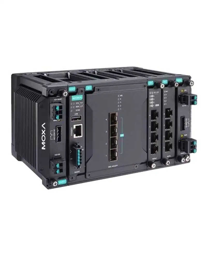 MOXA MDS-G4012-4XGS 4X10G+8G-port Layer 2 tam Gigabit modul idarə olunan Ethernet açarları