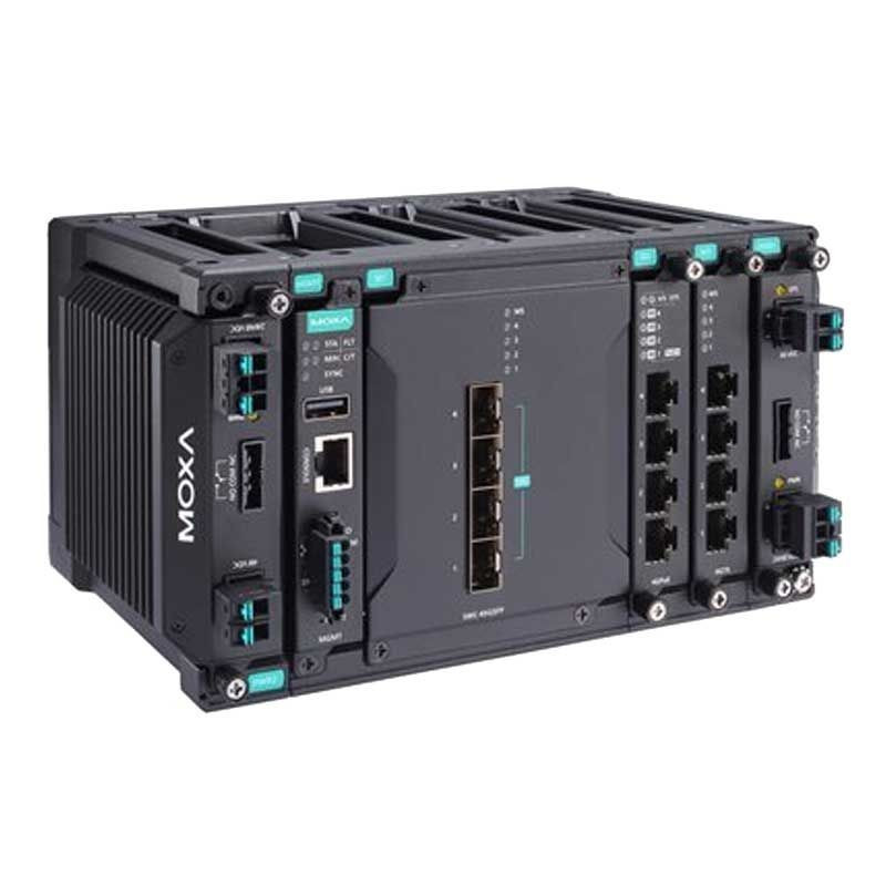MOXA MDS-G4012-4XGS 4X10G+8G-port Layer 2 tam Gigabit modul idarə olunan Ethernet açarları