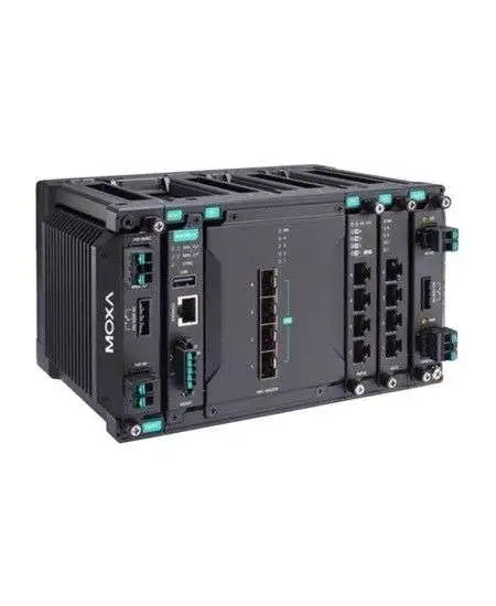 MOXA MDS-G4012-L3-4XGS 4X10G+8G-port Layer 3 Gigabit modular switch