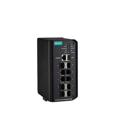 PT-G510 10-port Layer 2 Gigabit PRP/HSR idarə olunan açarları