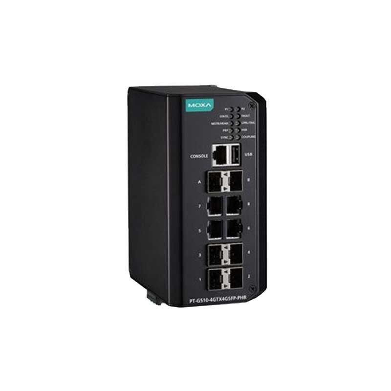 PT-G510 محولات مدارة ذات طبقة 2 جيجابت PRP/HSR ذات 10 منافذ