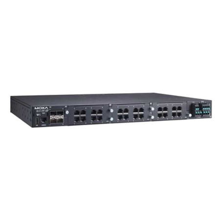 MOXA RKS-G4028 28G-port Gigabit modular managed Ethernet switches