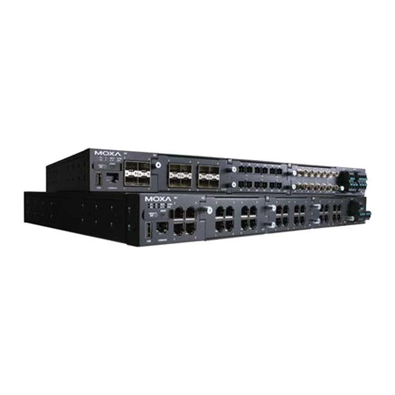 MOXA RKS-G4028 28G-port Gigabit modular managed Ethernet ...