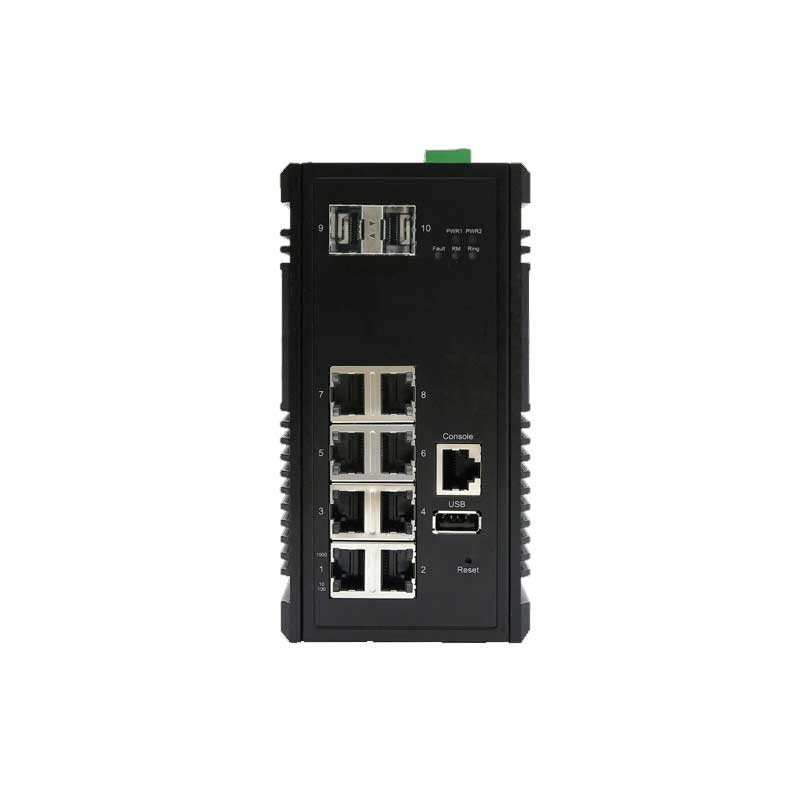 سوییچ صنعتی Konten MS-0802G-T لایه L2 با 8 پورت اترنت گیگابیت و 2 SFP سوییچ صنعتی Konten MS-0802G-T لایه L2 با 8 پورت اترنت گیگابیت و 2 SFP