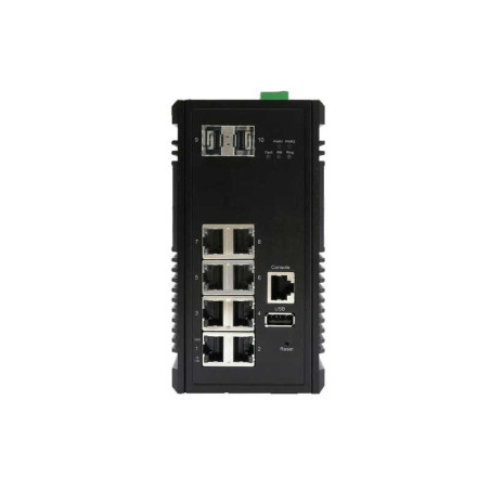 KONTEN MS-0802G 8+2 منفذ جيجابت ايثرنت L2 مدار صناعیا