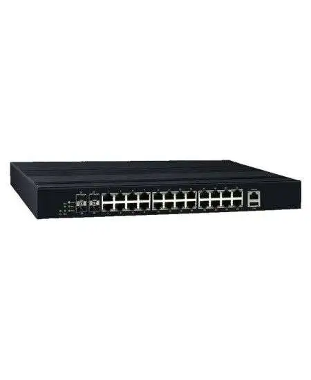 MP-2404G Industrial Ethernet Switch with 24x Gigabit POE+ and 4xSFP Slot