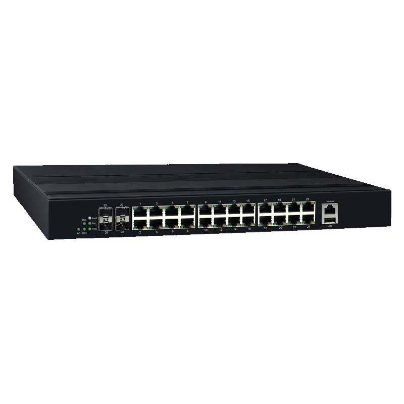 24x Gigabit POE+ və 4xSFP yuvası olan MP-2404G Ethernet açarı