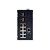 8x Gigabit POE++ 60W və 4xSFP 10G yuvası olan MH-0804X4 Ethernet açarı