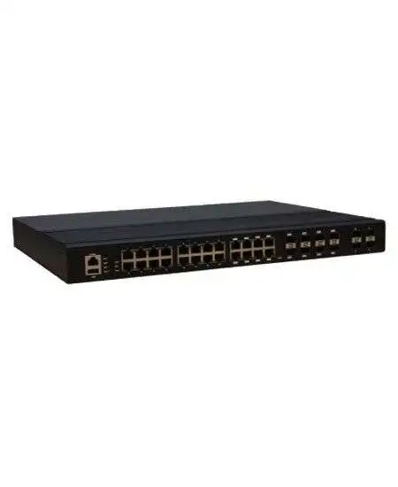 يحتوي محول الطبقة الصناعية CS-2404G-8C على 16 منفذ جيجابت و8 منافذ مجمعة و4 منافذ SFP