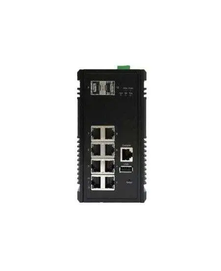 CS-0802X-T Industrial L3 Switch with 8x Gigabit ports and 2x Gigabit SFP