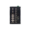يحتوي المحول الصناعي ذو الطبقة الثالثة CS-1604X-T على 16 منفذ جيجابت و4 منافذ SFP 1/10 جيجابت
