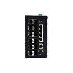 سوییچ لایه 3 صنعتی CS-0412XF-T کونتن 4 پورت گیگابیت و 12 پورت 1/10 گیگابیت SFP