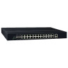 يحتوي المحول الصناعي ذو الطبقة الثالثة CP-2404G على 24 منفذ POE + جيجابت مع 4 منافذ SFP جيجابت