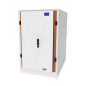 EDGE-3 data center complete rack package, air-cooled usystem, sound and heat insulation