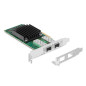 بطاقة شبكة الخادم NVIDIA MCX4121A-ACAT ثنائية المنفذ 25GbE