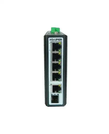 5GE, 1GE SFP fiber portları ilə HOP3412S136-1TP sənaye PoE açarı