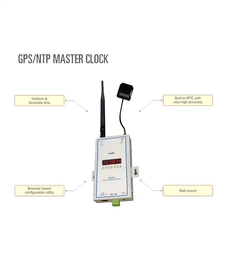 GMC203 radix GPS-NTP master clock