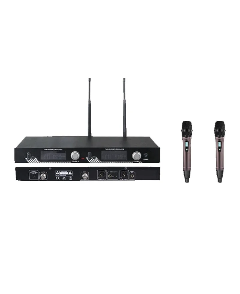 UHF-Dual Channel Wireless Microphone