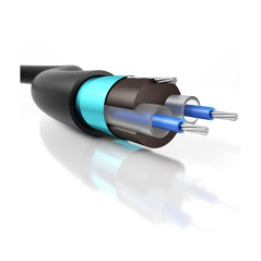 Yüksək dəqiqlikli mikrofon sensor kabeli, Böyük Britaniya VibraTek Plus- 50m drum
