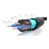 Yüksək dəqiqlikli mikrofon sensor kabeli, Böyük Britaniya VibraTek Plus- 50m drum